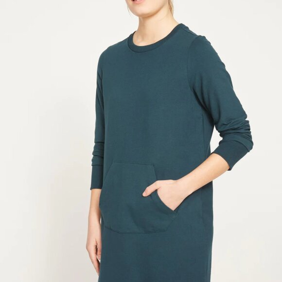 Universal Standard Bree Sweatshirt Dress in Deep Sea Size S (14/16) - Picture 1 of 4